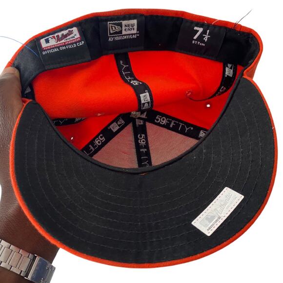 New Era miami marlins fitted hat 7 1/4 - Picture 4 of 4